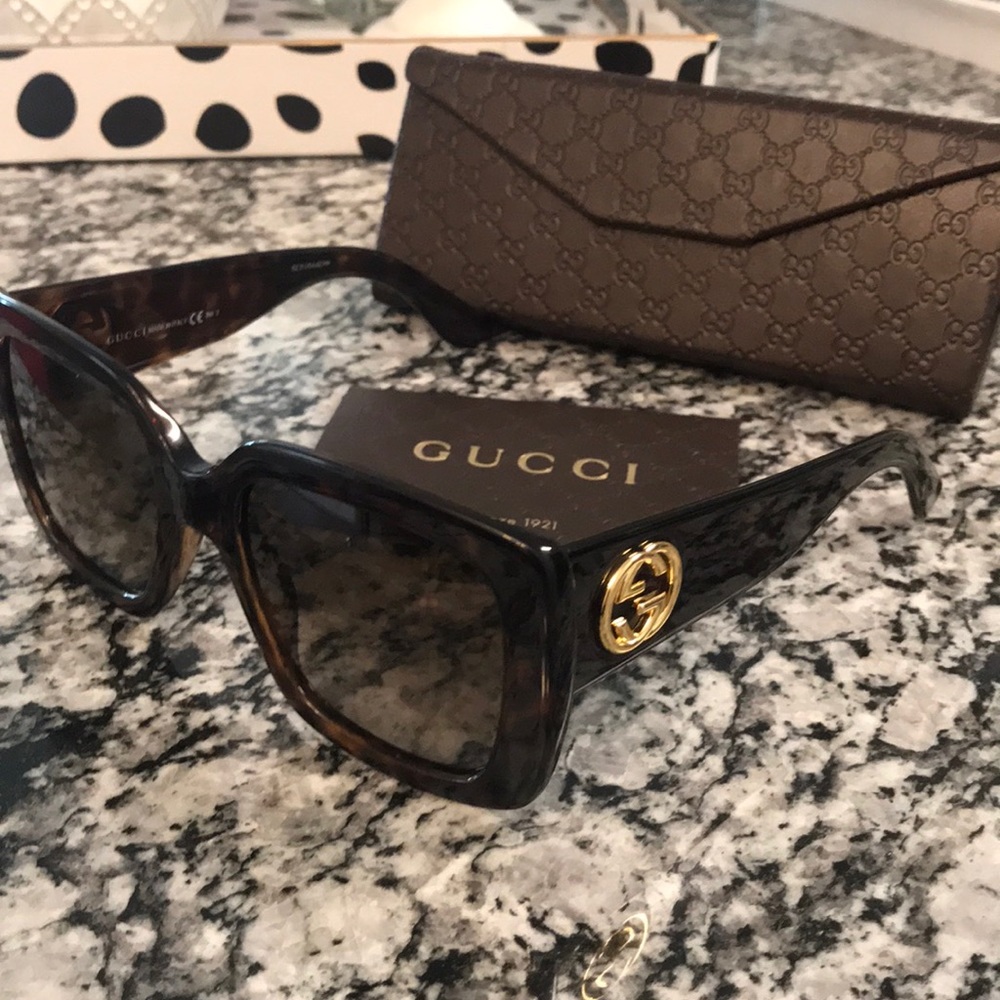 Gucci 53mm Square Sunglasses